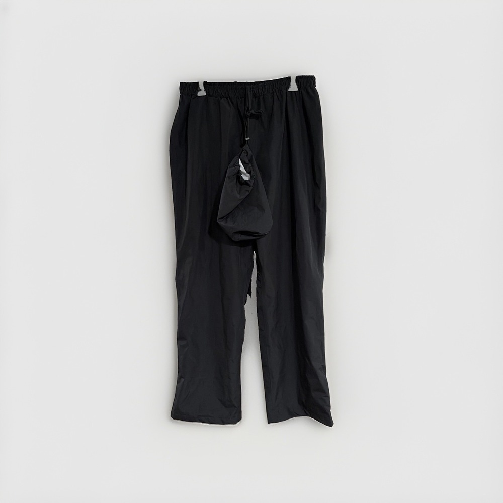 Port Authority Mens 4XL Black Mesh Lined Wind Pants Outdoor Athletic Weather T17
